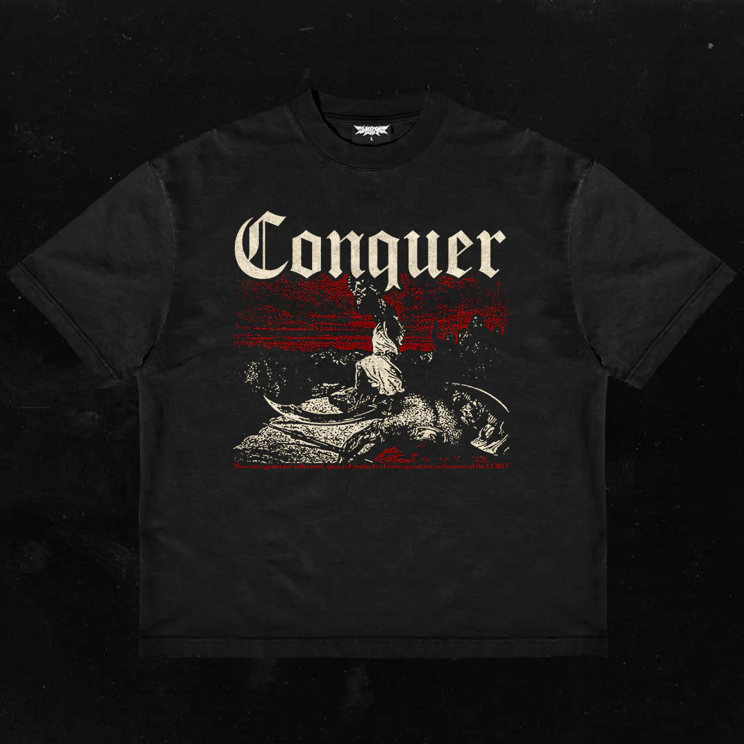 CONQUER - VINTAGE - PREMIUM T-SHIRT - Image 4