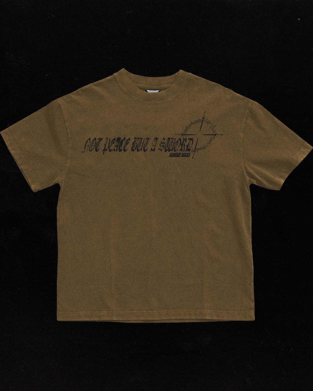 CROSS-HAIR - TAN 499 - PREMIUM T-SHIRT - Image 6