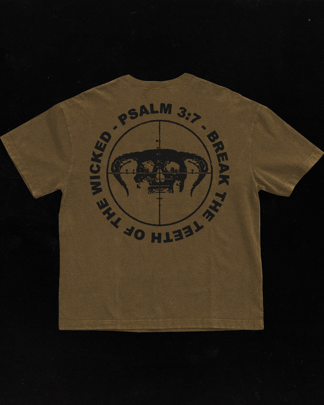 PSALM 3:7 - TAN 499 - PREMIUM T-SHIRT - Image 3